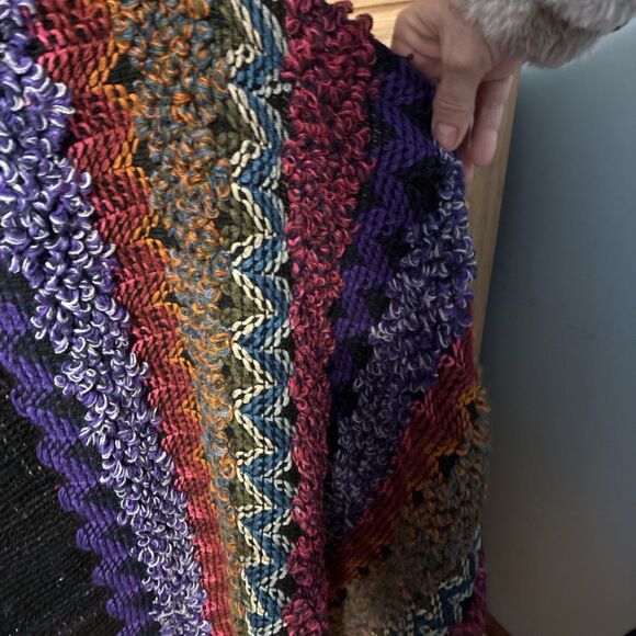 Soft Surroundings Taylor Textured Shag Vest Cardigan One Size Boho Artsy Hippie - Picture 5 of 8